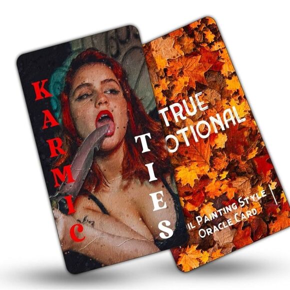 Oracle Card Deck - Red and Black - Picture 4 of 4